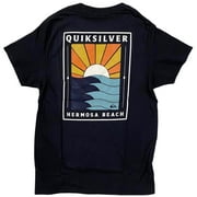 Quiksilver Men's No Sunny Days Hermosa Beach Tee T-Shirt (Small, Black)