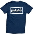 thumbnail image 1 of Quiksilver Men's Original Boardriding Since 1969 Retro Graphic Tee T-Shirt (Small, Heather Navy), 1 of 2