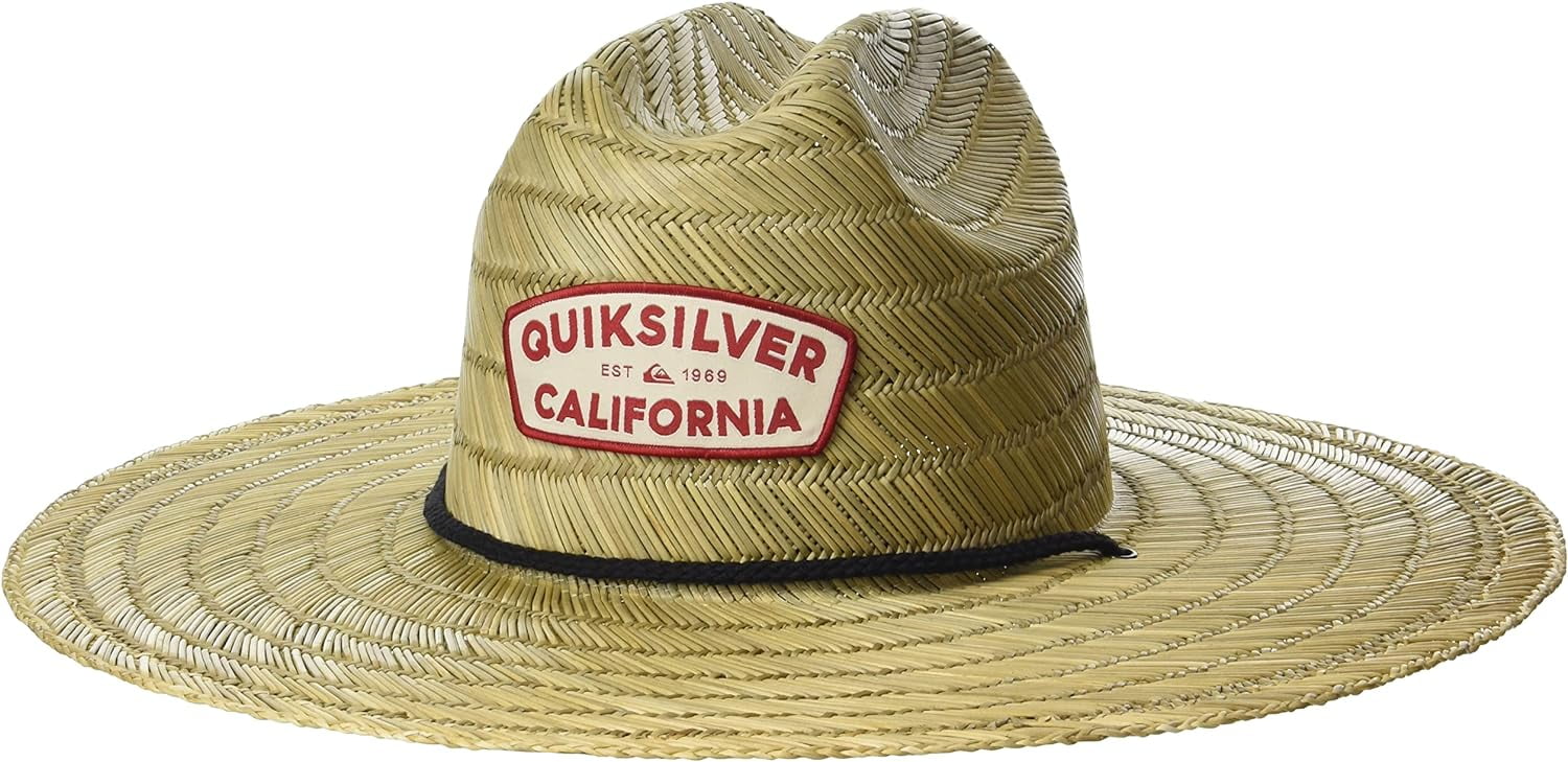 Quiksilver Men's Pierside Lifeguard Beach Sun Straw Hat