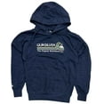 thumbnail image 1 of Quiksilver Men's Retro Graphic Logo Hoodie Sweatshirt in Heather Blue (Small, Heather Blue), 1 of 1