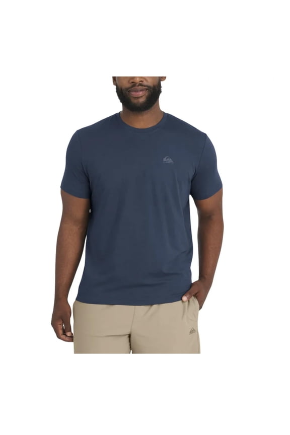 Men's Short Sleeve Stretch Active Tee Shirt (US, Alpha, XX-Large, Regular, Regular, Blue)