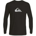 thumbnail image 1 of Quiksilver Men's Solid Streak Long Sleeve Rashguard (Black, XXL), 1 of 1