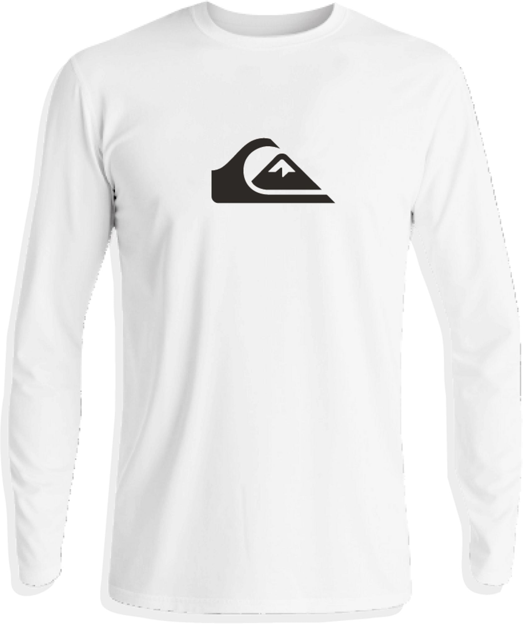 Quiksilver Men's Solid Streak Long Sleeve Rashguard (White, L