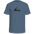 thumbnail image 1 of Quiksilver Men's Solid Streak Short Sleeve Rashguard (Bering Sea, S), 1 of 1