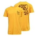 thumbnail image 1 of Quiksilver Men's T-Shirt Golden Yellow World Peace Graphic S/S (S11), 1 of 6