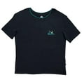 thumbnail image 1 of Quiksilver Men's T-Shirt OG Premium Short Sleeve Contrast Ribbed Crewneck Tee (Large, Black), 1 of 1