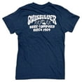 thumbnail image 1 of Quiksilver Men's T-Shirt Quik Lockup Mod Short Sleeve Crewneck Tee (Small, Navy Heather), 1 of 2
