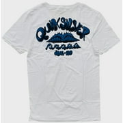 Quiksilver Men's Wave Count V-Neck Tee T-Shirt (Large, White)