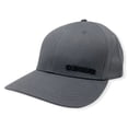 thumbnail image 1 of Quiksilver Men's Wordmark Small Embroidered Logo Snapback Hat Cap (Grey), 1 of 5