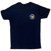 Quiksilver Men's X Ron Jon Surf Shop Graphic Tee T-Shirt (Small, Navy)