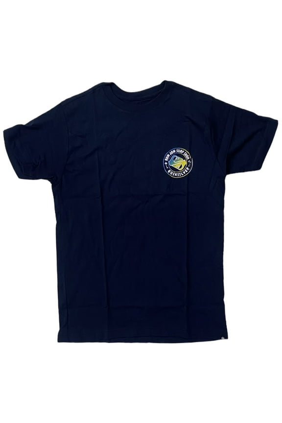 Men's X Ron Jon Surf Shop Graphic Tee T-Shirt (Small, Navy)