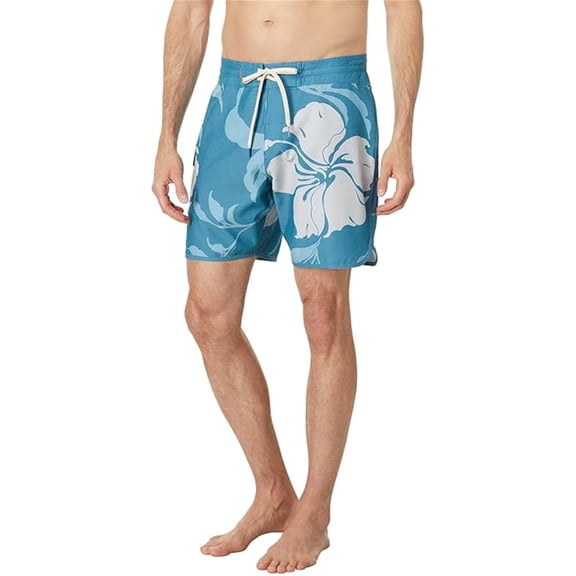 Quiksilver Mens Big Charmer Swim Bottom Board Shorts, Blue, 33