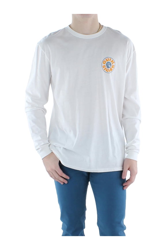 Mens Cotton Logo Graphic T-Shirt