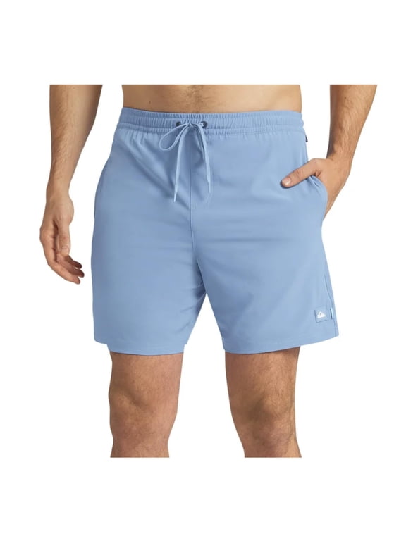 Waterman Collection Men's UPF 50 Stretch Swim Volley Short (US, Alpha, Small, Regular, Regular, Blue)