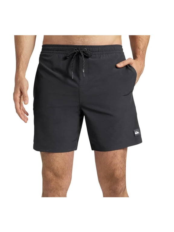 Waterman Collection Men's UPF 50 Stretch Swim Volley Short (US, Alpha, XX-Large, Regular, Regular, Black)