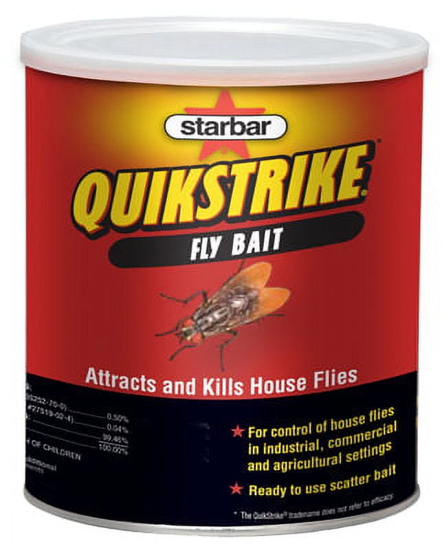 Quikstrike 5 LB Fly Bait For Control Of Nuisance Flies In & Around Liv