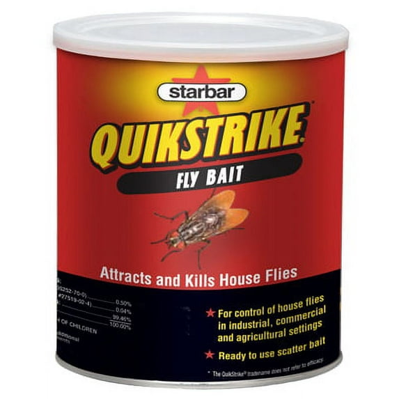 Farnam Quikstrike 5 lb fly bait for control of nuisance flies in and around livestock areas