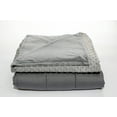thumbnail image 1 of Quility Premium Weighted Blanket with Soft Cotton Cover, 86"x92", 30 lbs, Gray, 1 of 5