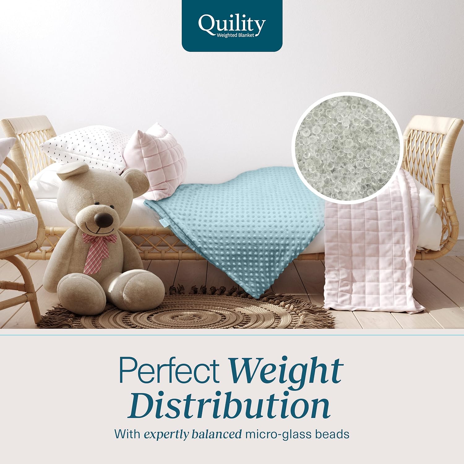 Quility Weighted Blanket for Adults 20 LB Queen Size Heavy Blanket