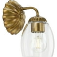 thumbnail image 1 of Quillan Collection One-Light Soft Gold Transitional Bath & Vanity Light, 1 of 13