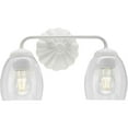 thumbnail image 1 of Quillan Collection Two-Light White Plaster Transitional Bath & Vanity Light, 1 of 13