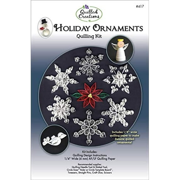 Quilling Kit-Holiday Ornaments