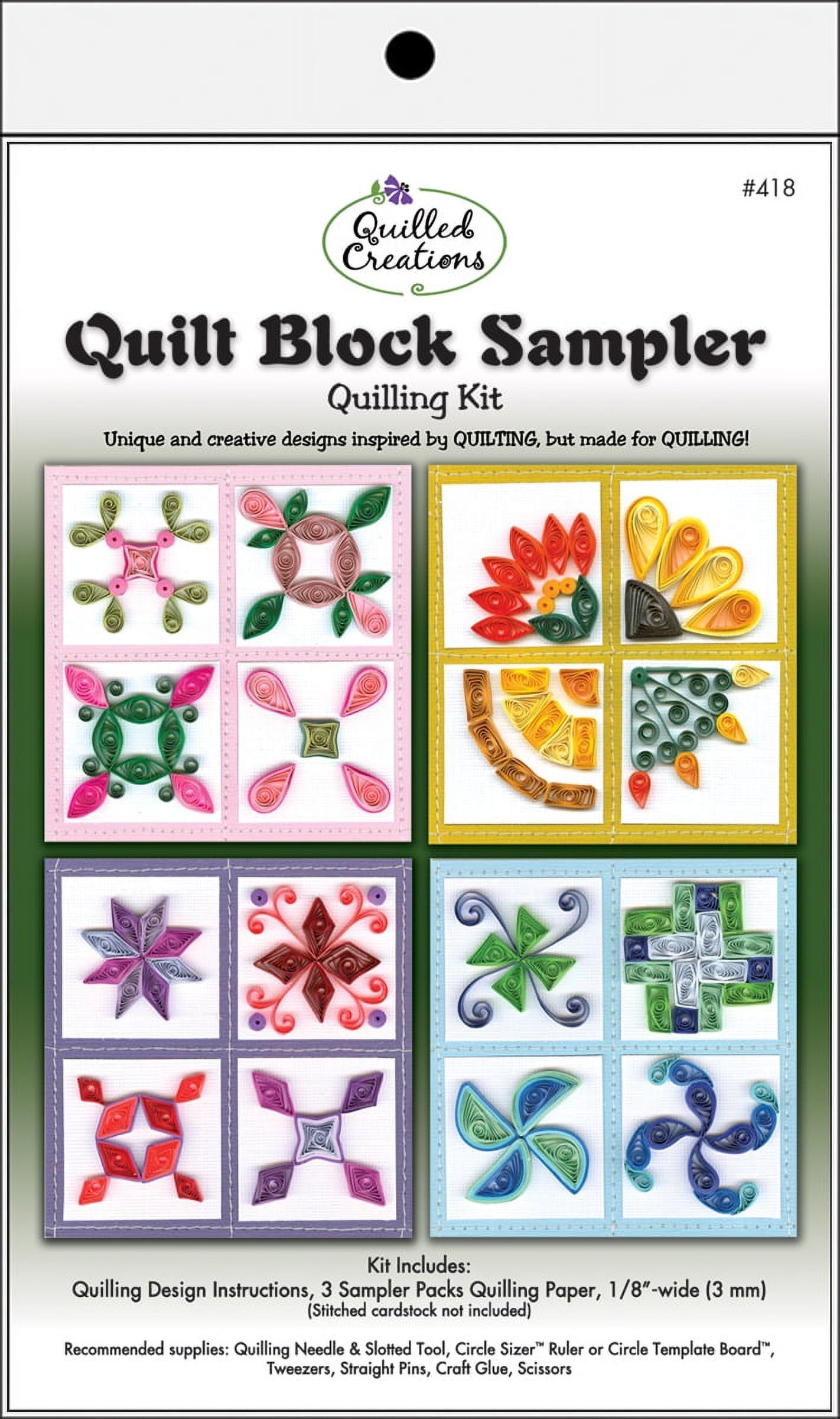 Quilled Creations Quilling Kit, Quilt Block Sampler - Walmart.com