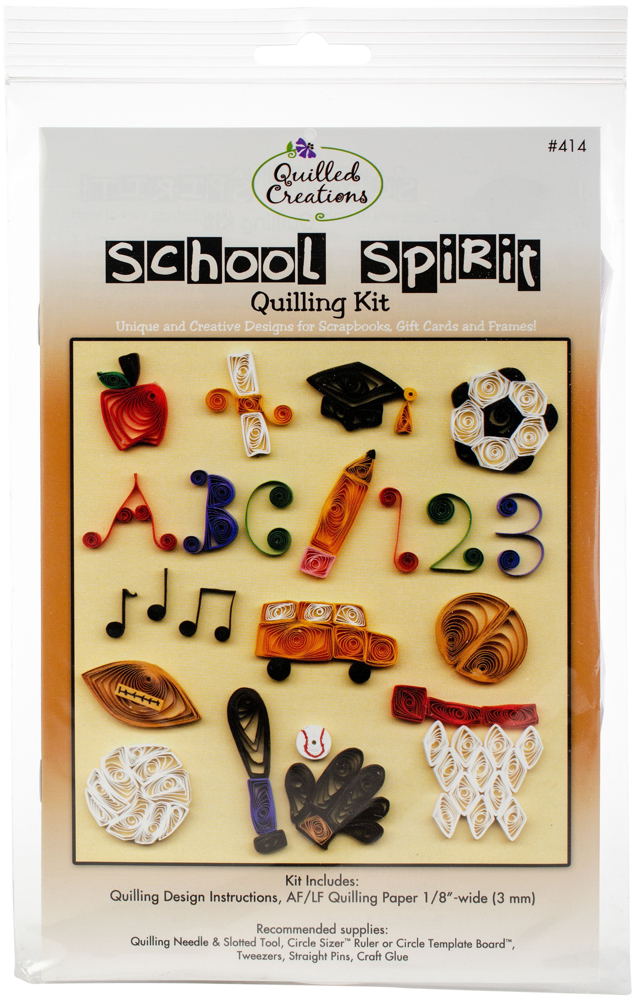 Quilled Creations Beginner Paper Quilling Kit with Case