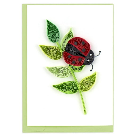 Quilled Ladybug Gift Enclosure Mini Card [GE510]