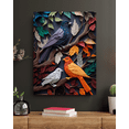thumbnail image 1 of Quilled Wings - Quilled Birds Canvas Wall Art, 1 of 2