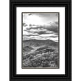 thumbnail image 1 of Quillen, Donnie 13x18 Black Ornate Wood Framed with Double Matting Museum Art Print Titled - Mountain View, 1 of 4