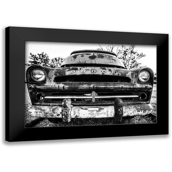 Quillen, Donnie 14x11 Black Modern Framed Museum Art Print Titled - Rust Covered