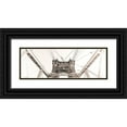 thumbnail image 1 of Quillen, Donnie 14x7 Black Ornate Wood Framed with Double Matting Museum Art Print Titled - Bridge View I, 1 of 4