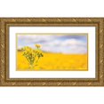 thumbnail image 1 of Quillen, Donnie 24x14 Gold Ornate Wood Framed with Double Matting Museum Art Print Titled - Field of Yellow II, 1 of 4
