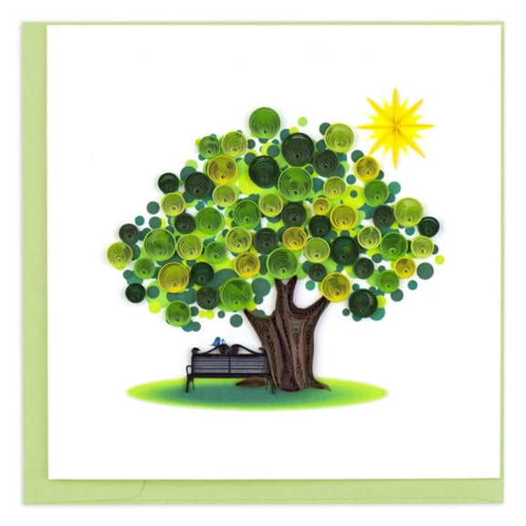 Quilling Card Quilled Summer Tree Card