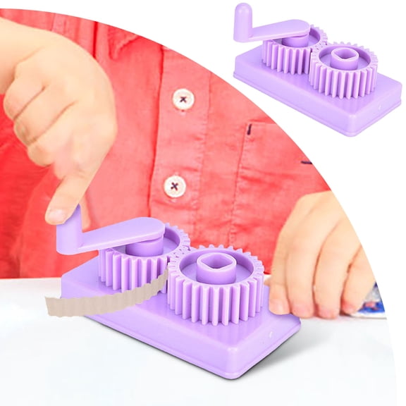 Quilling Crimper Craft Tool for Paper Curling and Shape Making Versatile Crinkle Machine with Storage Artwork Stationery, 7 cm4 cm, Purple