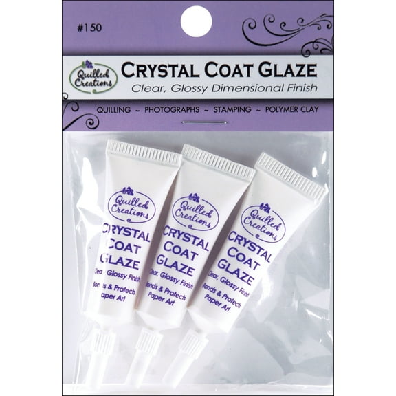 Quilling Crystal Clear Coat Glaze 3/Pkg-Gloss