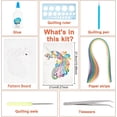 thumbnail image 1 of Quilling Kit Paper Quilling Kit for Adults Beginner Craft Quilling Paper Filigree Painting Kit with Tool Handmade Home Room Wall Art Decor Creative Gift 8 * 10-inch (Unicorn), 1 of 7