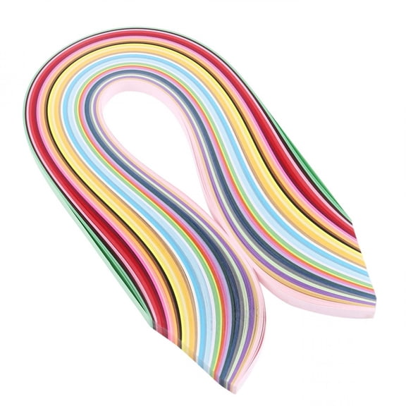 Quilling Paper Art Strips in 36 Colors, Folding Solid Color Roll Handmade Paper Strip, Art Paper Strip for Craft Work, Paper Quilling for Decorating Cards, Picture Frames, and Scrapbooking,Sky Blue