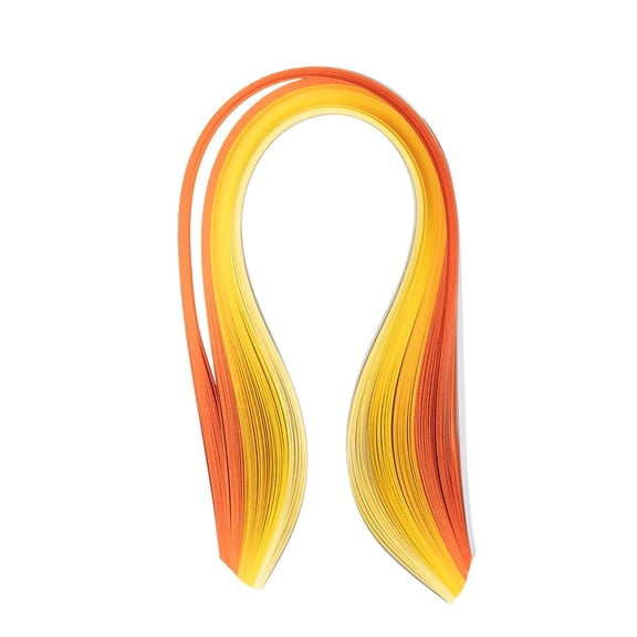 Quilling Paper - Orange Mix - 0.5cm Width x 39cm Length - 1 Pack