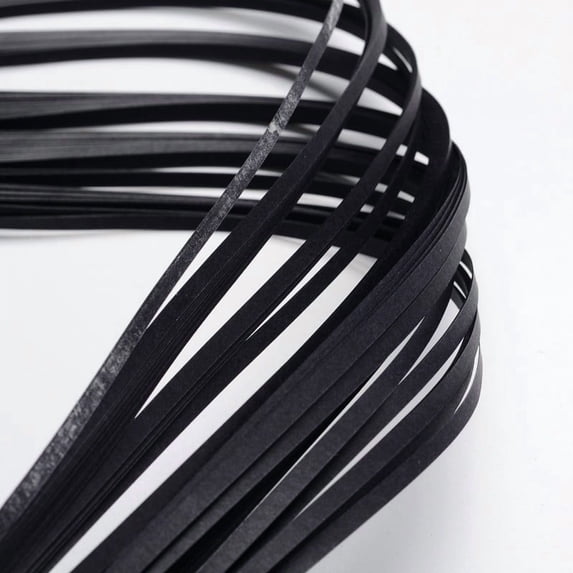 Quilling Paper Strips Black 390x3mm 120strips/bag diy