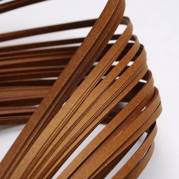 Quilling Paper Strips Sienna 390x3mm about 120strips/bag