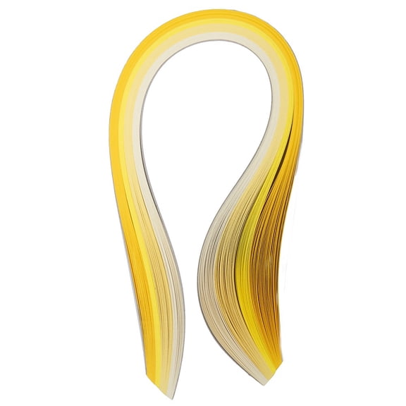 Quilling Paper - Yellow Mix - 0.5cm Width x 39cm Length - 4 Packs