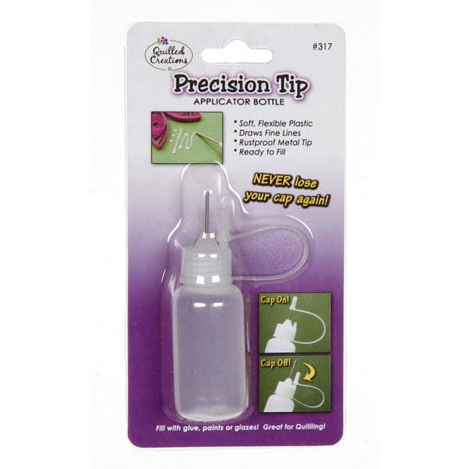 Quilling Precision Glue Tip Applicator .5Oz Bottle 