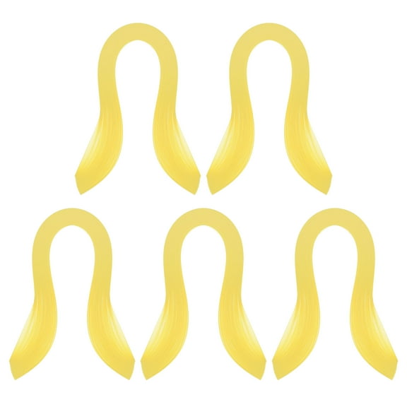 Quilling Strips Paper 600pcs 1.5mm 39cm Origami Paper Quilling Kits for Adults Beginner Art DIY, Lemon Yellow