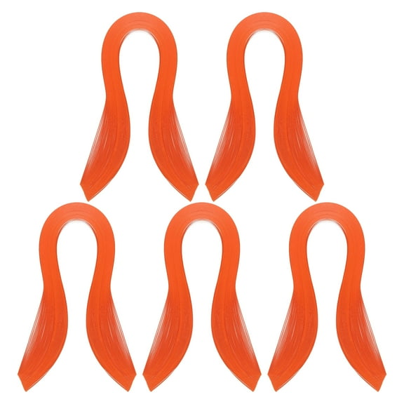 Quilling Strips Paper 600pcs 1.5mm 39cm Origami Paper Quilling Kits for Adults Beginner Art DIY, Orange Red