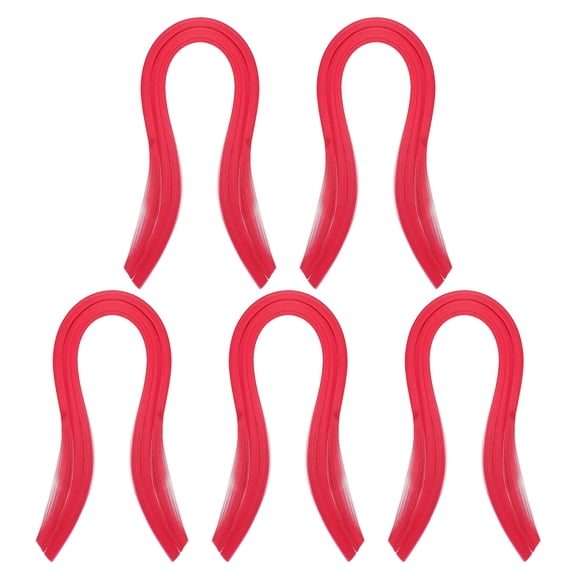 Quilling Strips Paper 600pcs 1.5mm 39cm Origami Paper Quilling Kits for Adults Beginner Art DIY, Rose Red