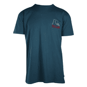 Quiksilver Mens T-Shirt Ocean Blue Wave & Mountain Graphic S/S