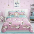 thumbnail image 1 of Quilt 3PC Set DQ Unicorn, 1 of 2
