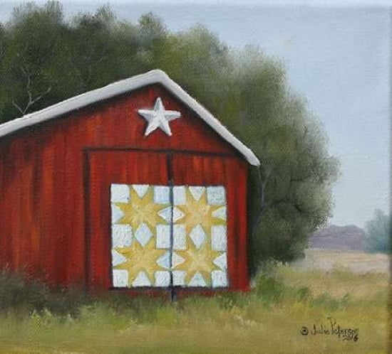 Quilt Barn Canvas Art - Julie Peterson (24 x 24)